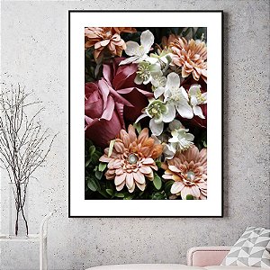 Quadro Decorativo Mix Floral