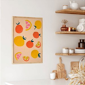 Quadro Decorativo Frutas. Artista: Rafaela Grimm