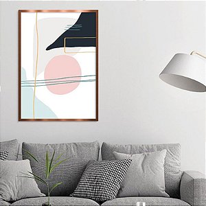 Quadro Decorativo Minimal Forms. Artista: Rachel Moya