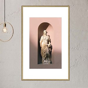 Quadro Decorativo Estátua. Coleção Assinada: Luann Vinícius