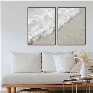 Conjunto de 2 Quadros Decorativos Elemento Água. Coleção Assinada: Liliane Oliveira