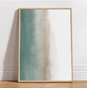 Quadro Decorativo Aqua Pale Green.