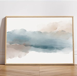 Quadro Decorativo Aqua Pale Blue.