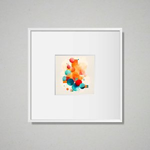 Quadro com Arte Exclusiva para coleção NMJ Collor - Artista: Jonathan Borba