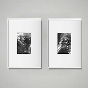 Conjunto de 2 Quadros Decorativos Fotografia. Artista: Danilo Sbindio