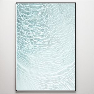 Quadro decorativo movimento da água. Coleção assinada: Tamires Marques.