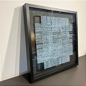 Quadro Decorativo Tear Manual 53x53-  Ateliê Borderô