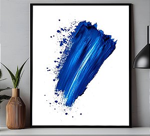Quadro decorativo Coleção Intense Blue. Artista: Jonathan Borba