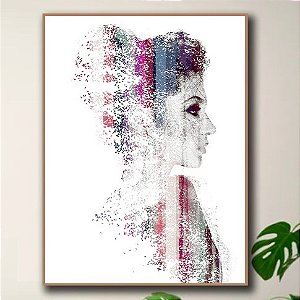 Quadro Decorativo Mulher Abstrata  Artista: Patrícia Costa