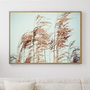 Quadro Decorativo árvore folha seca.