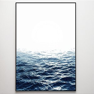 Quadro Decorativo Mar azul.