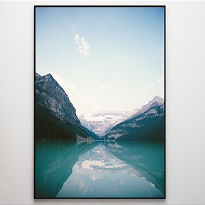 Quadro Decorativo Mar e montanhas.