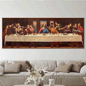 Quadro decorativo Santa Ceia.