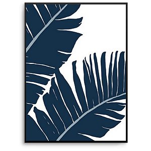Quadro Decorativo ilustração Folhas. Artista: Natalia Dercale.