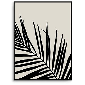 Quadro Decorativo ilustração Folhas. Artista: Natalia Dercale.