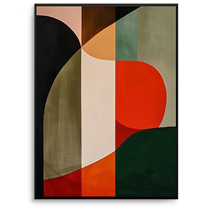 Quadro Decorativo Abstrato colorido. Artista: Jonathan Borba