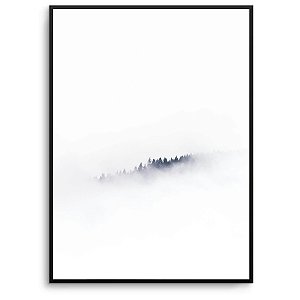 Quadro Decorativo Montanha minimalista.