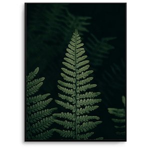 Quadro Decorativo Folha verde.