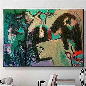 Quadro Decorativo Abstrato Colorido.