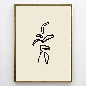 Quadro Decorativo Flor Abstrato.