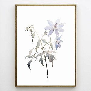 Quadro Decorativo Flor Abstrato.