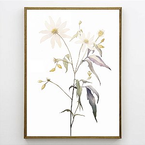 Quadro Decorativo Flor Abstrato.