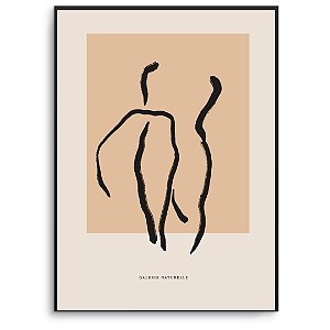 Quadro Decorativo Figurativo Abstrato.