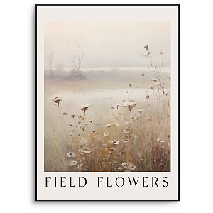 Quadro Decorativo Jardim floral Abstrato.