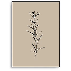 Quadro Decorativo Flor Abstrata.