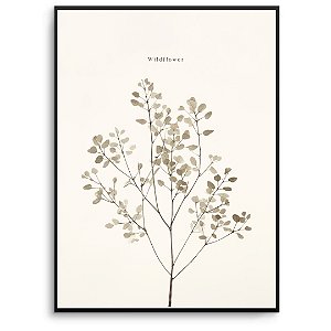 Quadro Decorativo Flor Abstrata.