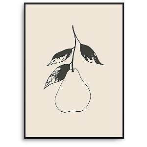 Quadro Decorativo Fruta Minimalista.