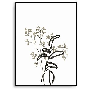 Quadro Decorativo Flor Abstrata.