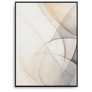 Quadro Decorativo Abstrato Detalhados Azul.