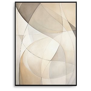 Quadro Decorativo Abstrato Detalhades geométricos.