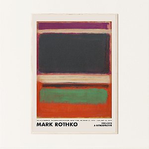 Quadro Decorativo Abstrato Colorido. Mark Rothko
