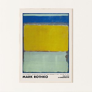 Quadro Decorativo Abstrato Colorido. Mark Rothko