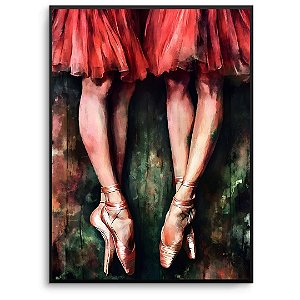 Quadro Decorativo Bailarinas.