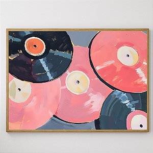 Quadro Decorativo Instrumento Musical.
