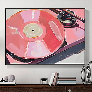 Quadro Decorativo Instrumento Musical.