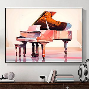 Quadro Decorativo Instrumento musical.