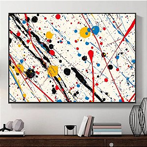 Quadro Decorativo Pinturas coloridas.