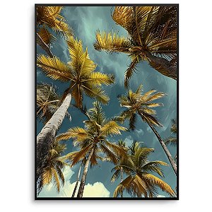Quadro Decorativo Árvores tropical.