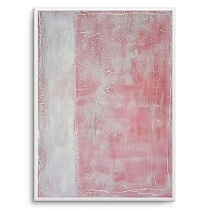 Quadro Decorativo Abstrato Pink.