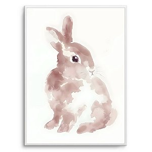 Quadro Decorativo Coelho Pink.