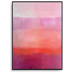 Quadro com Arte Exclusiva para coleção Colorful Rosa.