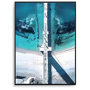 Quadro Decorativo Caminho para o Mar.