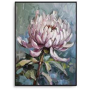 Quadro Decorativo Flor textura.