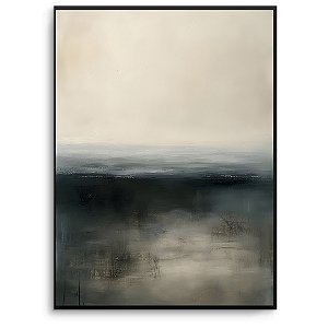 Quadro Decorativo Abstrato Escuro.