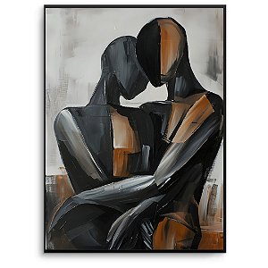 Quadro Decorativo Figurativo casal.