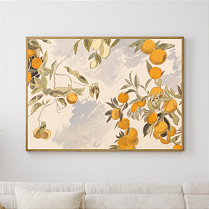 Quadro Decorativo Laranjas Vintage